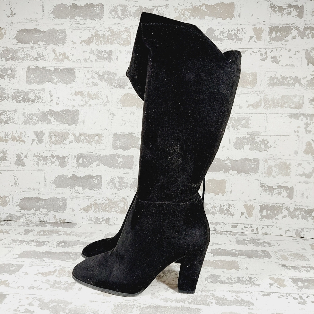 New Vince Camuto Womens Tapley Faux Suede Tall Over-The-Knee Boots W632